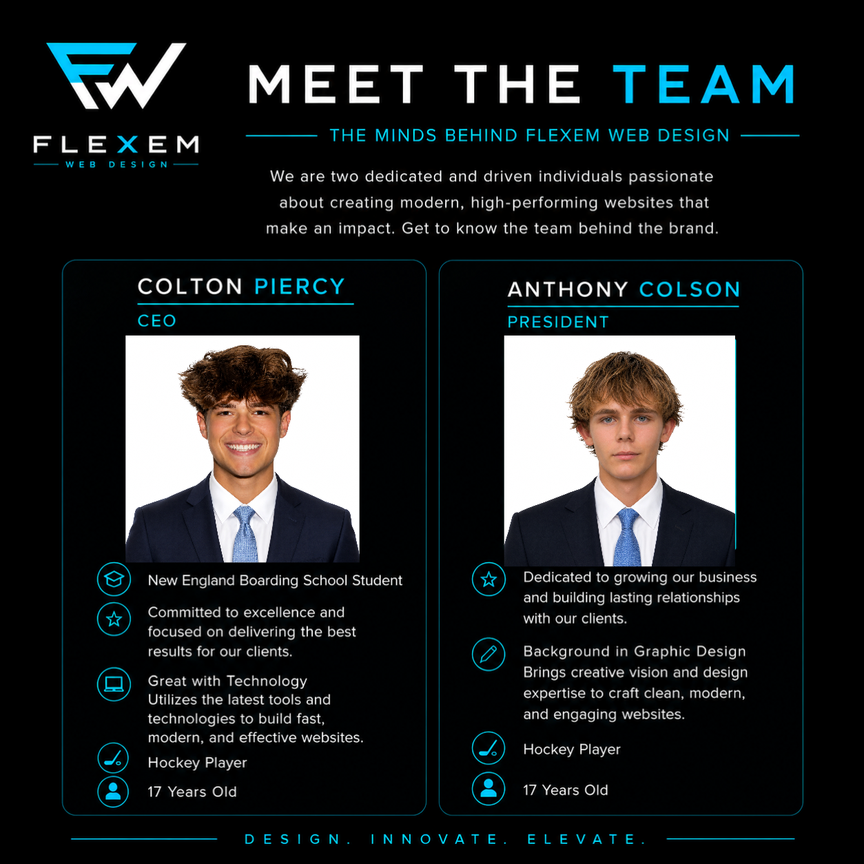 Meet the team — Colton Piercy and Anthony Colson